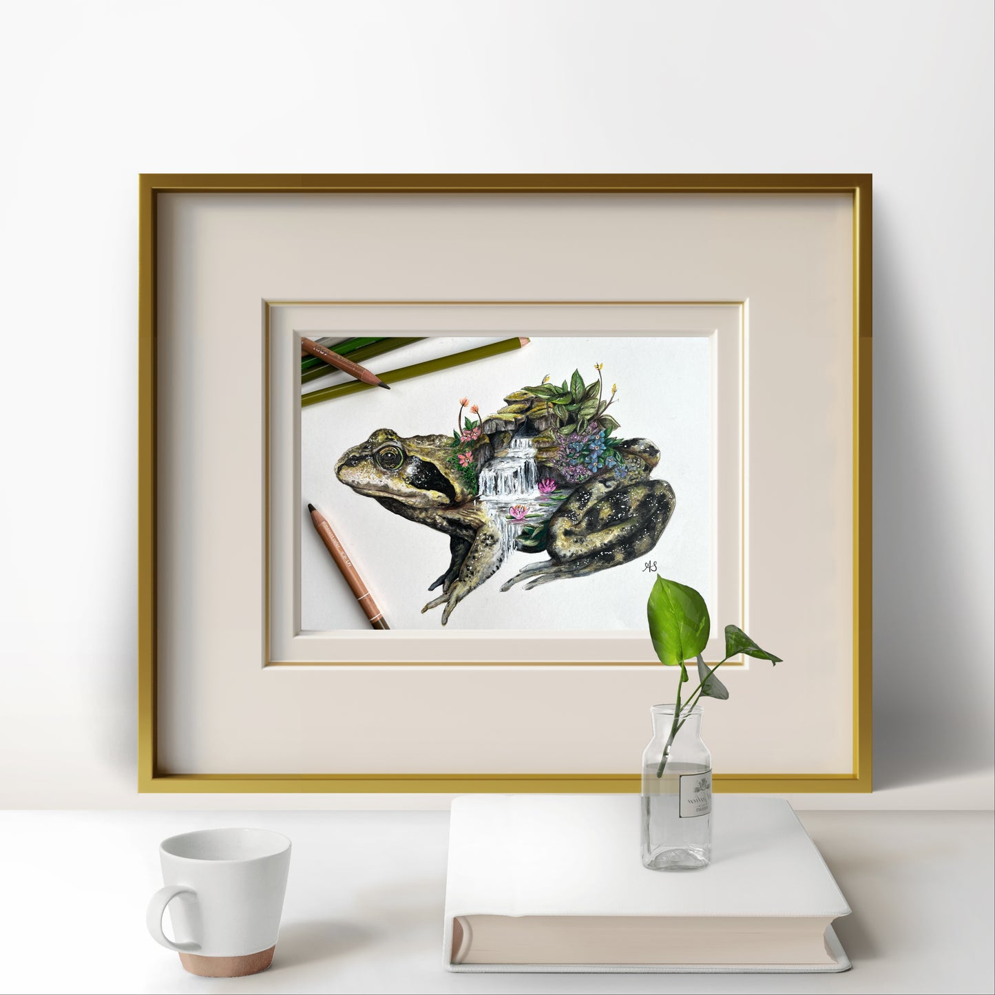 A5 Frog Fine Art Print