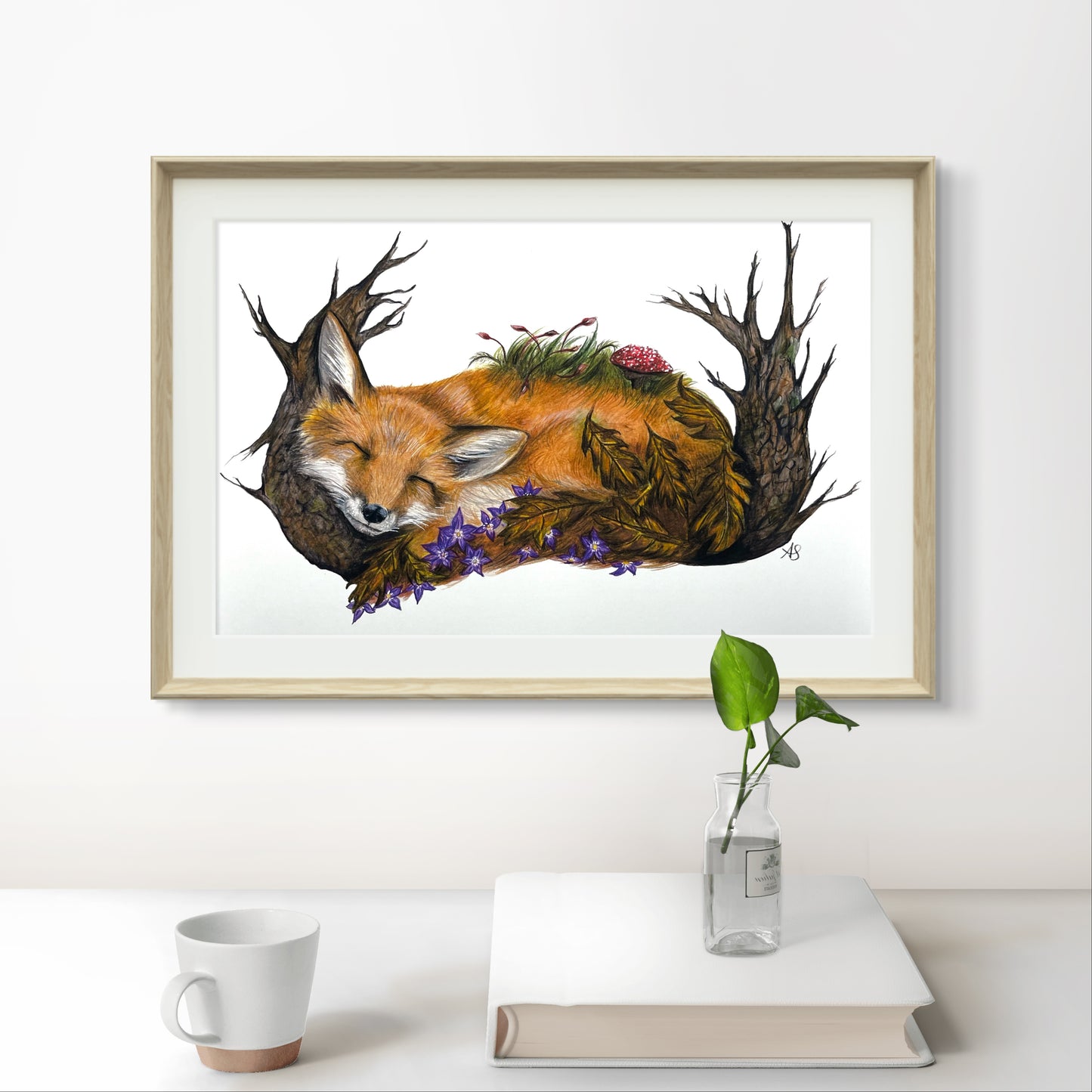 A5 Fox Fine Art Print