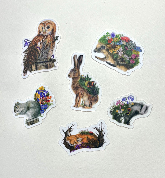 'Forest Friends' Sticker Set